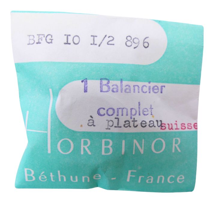 BFG 896 - 721 Balancier avec spiral plat (à l'unité) - Balance with flat hairspring regulated (per unit)