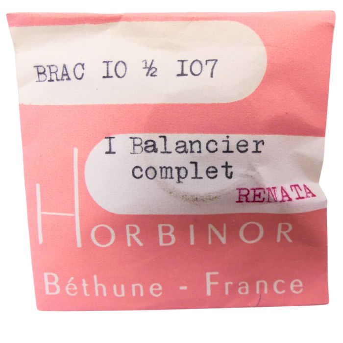 Brac 107 - 721 Balancier avec spiral plat (à l'unité) - Balance with flat hairspring regulated (per unit)