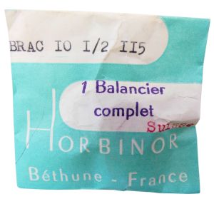 Brac 115 - 721 Balancier avec spiral plat (à l'unité) - Balance with flat hairspring regulated (per unit)