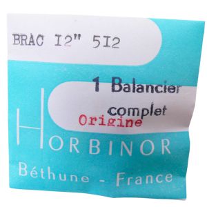 Brac 512 - 721 Balancier avec spiral plat (à l'unité) - Balance with flat hairspring regulated (per unit)