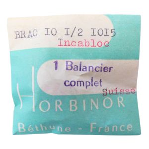 Brac 1015 - 721 Balancier avec spiral plat (à l'unité) - Balance with flat hairspring regulated (per unit)