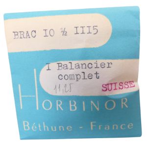 Brac 1115 - 721 Balancier avec spiral plat (à l'unité) - Balance with flat hairspring regulated (per unit)