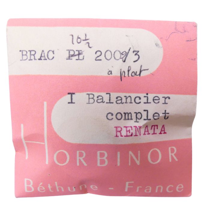 Brac 2002/3 - 721 Balancier avec spiral plat (à l'unité) - Balance with flat hairspring regulated (per unit)