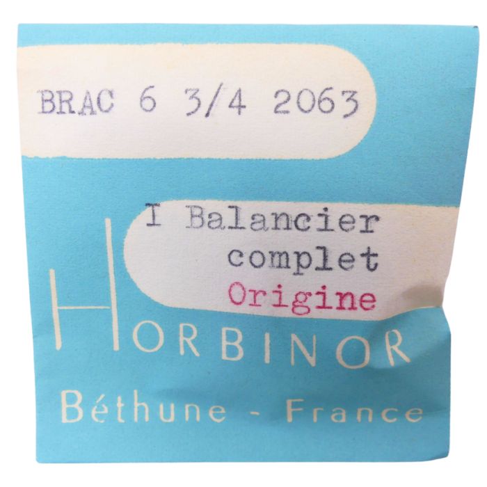 Brac 2063 - 721 Balancier avec spiral plat (à l'unité) - Balance with flat hairspring regulated (per unit)