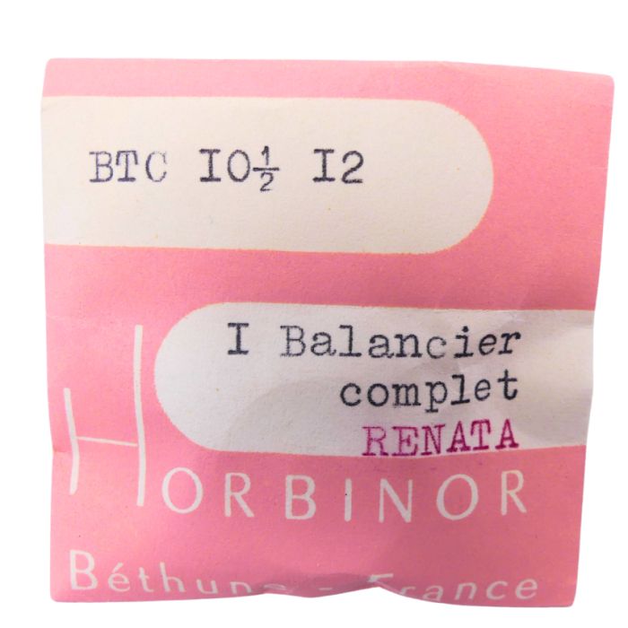 BTC 12 - 721 Balancier avec spiral plat (à l'unité) - Balance with flat hairspring regulated (per unit)