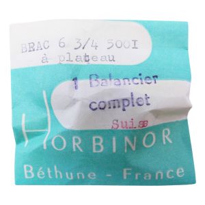 Brac 5001 - 721 Balancier avec spiral plat (à l'unité) - Balance with flat hairspring regulated (per unit)