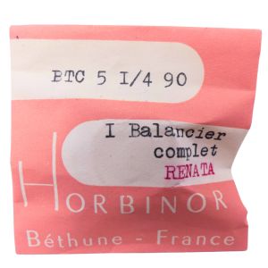 BTC 90 - 721 Balancier avec spiral plat (à l'unité) - Balance with flat hairspring regulated (per unit)