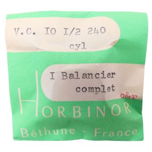 Cupillard 240 - 721 Balancier avec spiral plat (à l'unité) - Balance with flat hairspring regulated (per unit)