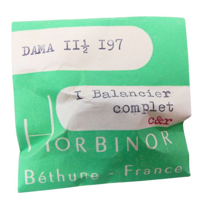 Dama 197 - 721 Balancier avec spiral plat (à l'unité) - Balance with flat hairspring regulated (per unit)