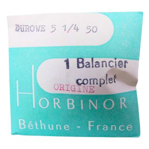 Durowe 50 - 721 Balancier avec spiral plat (à l'unité) - Balance with flat hairspring regulated (per unit)