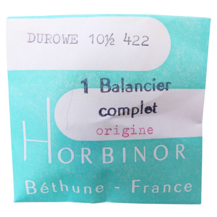Durowe 422 - 721 Balancier avec spiral plat (à l'unité) - Balance with flat hairspring regulated (per unit)