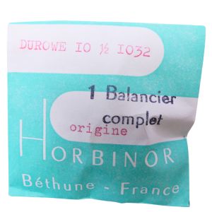 Durowe 1032 - 721 Balancier avec spiral plat (à l'unité) - Balance with flat hairspring regulated (per unit)