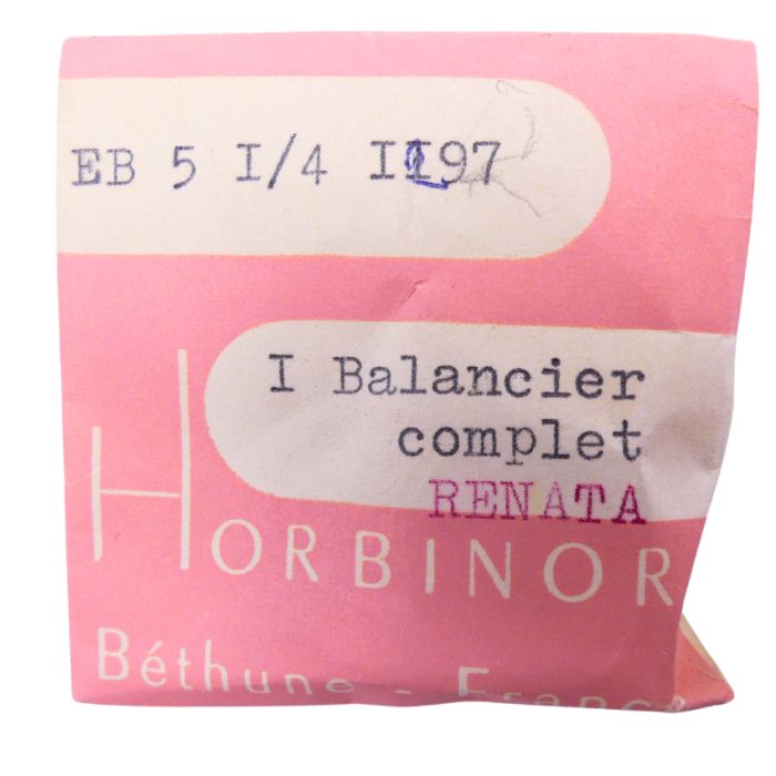 EB 1297 - 721 Balancier avec spiral plat (à l'unité) - Balance with flat hairspring regulated (per unit)