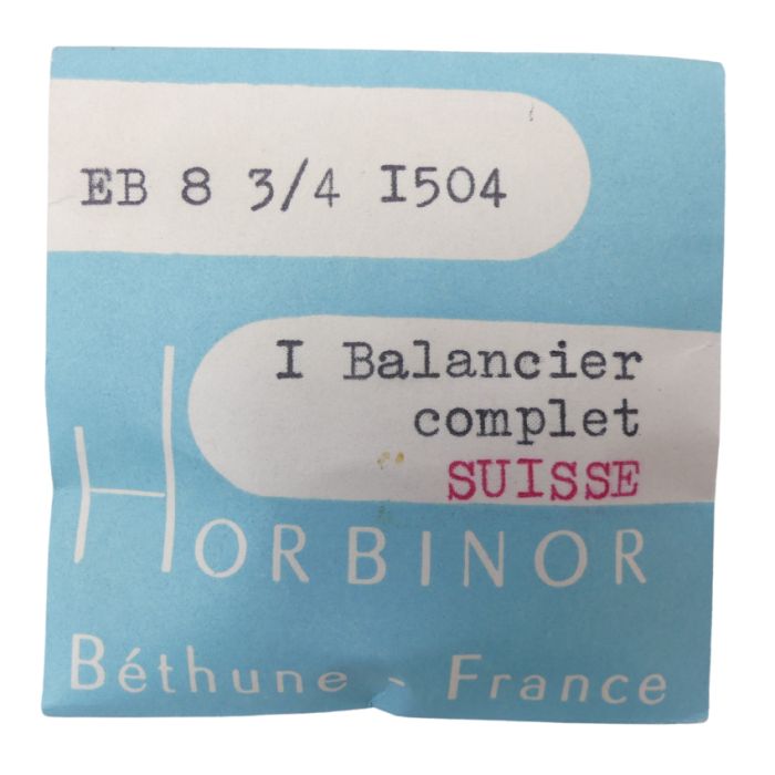EB 1504 - 721 Balancier avec spiral plat (à l'unité) - Balance with flat hairspring regulated (per unit)