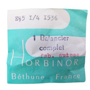 EB 1536 - 721 Balancier avec spiral plat (à l'unité) - Balance with flat hairspring regulated (per unit)