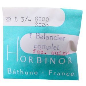 EB 8100 - 721 Balancier avec spiral plat (à l'unité) - Balance with flat hairspring regulated (per unit)