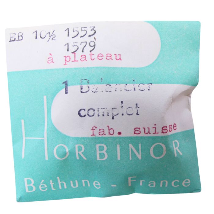 EB 1553 - 721 Balancier avec spiral plat (à l'unité) - Balance with flat hairspring regulated (per unit)