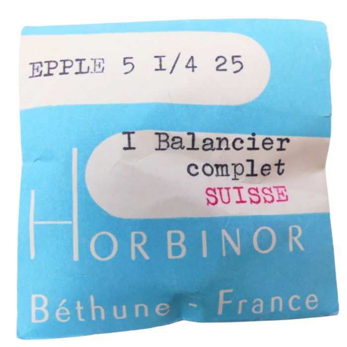 Epple 25 - 721 Balancier avec spiral plat (à l'unité) - Balance with flat hairspring regulated (per unit)