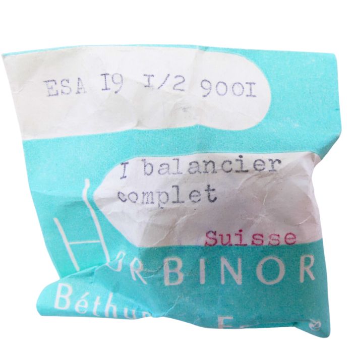 ESA 9001 - 721 Balancier avec spiral plat (à l'unité) - Balance with flat hairspring regulated (per unit)