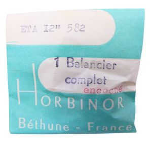 ETA 582 - 721 Balancier avec spiral plat (à l'unité) - Balance with flat hairspring regulated (per unit)