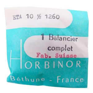 ETA 1260 - 721 Balancier avec spiral plat (à l'unité) - Balance with flat hairspring regulated (per unit)