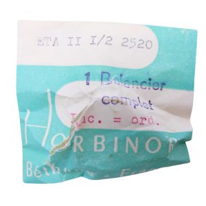 ETA 2520 - 721 Balancier avec spiral plat (à l'unité) - Balance with flat hairspring regulated (per unit)