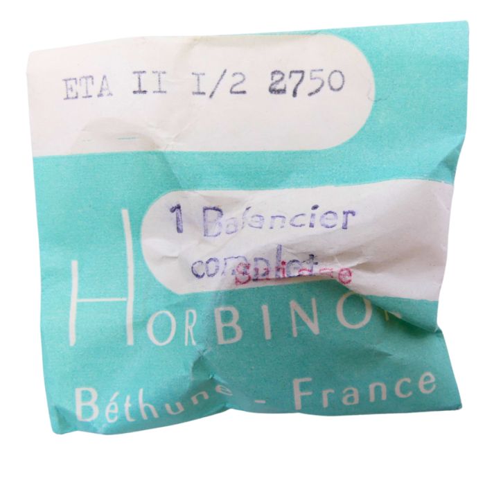 ETA 2750 - 721 Balancier avec spiral plat (à l'unité) - Balance with flat hairspring regulated (per unit)