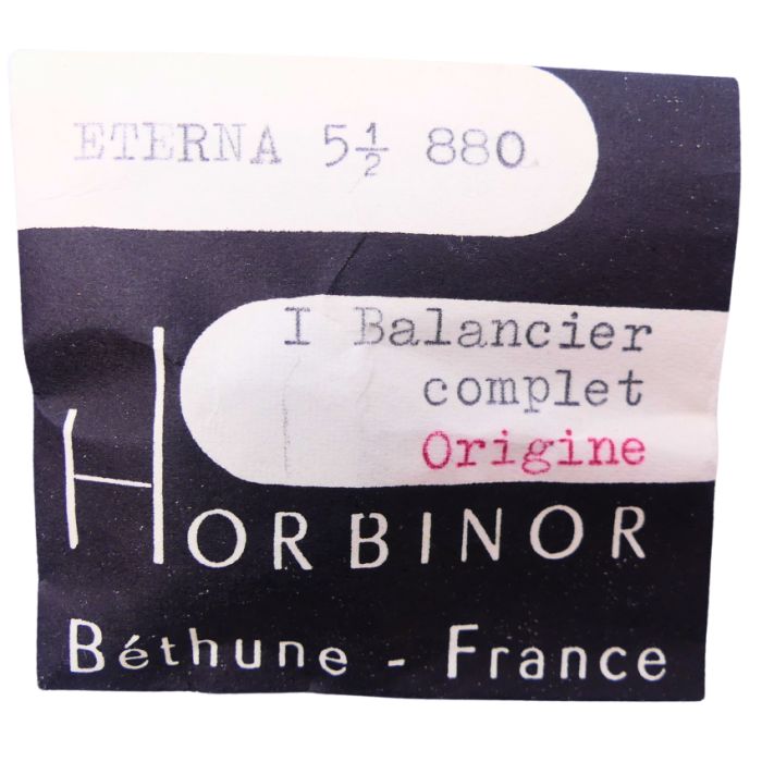 Eterna 880 - 721 Balancier avec spiral plat (à l'unité) - Balance with flat hairspring regulated (per unit)