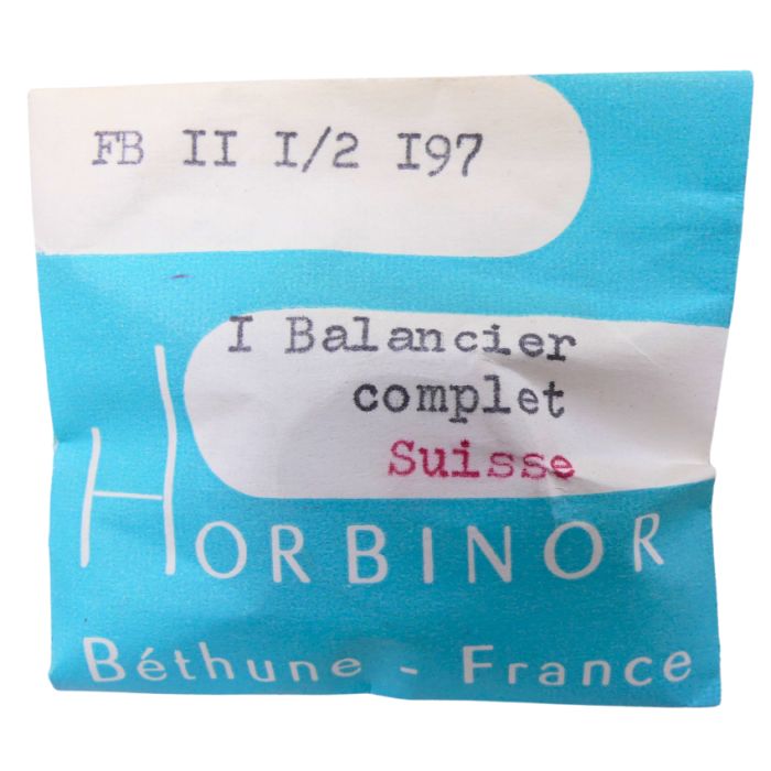 FB 197 - 721 Balancier avec spiral plat (à l'unité) - Balance with flat hairspring regulated (per unit)