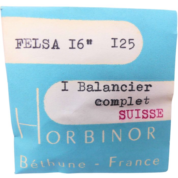 Felsa 125 - 721 Balancier avec spiral plat (à l'unité) - Balance with flat hairspring regulated (per unit)