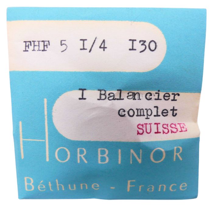 FHF 130 - 721 Balancier avec spiral plat (à l'unité) - Balance with flat hairspring regulated (per unit)