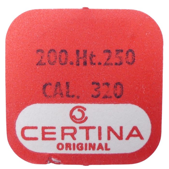 Certina 320 - 200 Roue de centre avec chaussée (roue de minute) (à l'unité) - Center wheel and pinion with cannon pinion (per un
