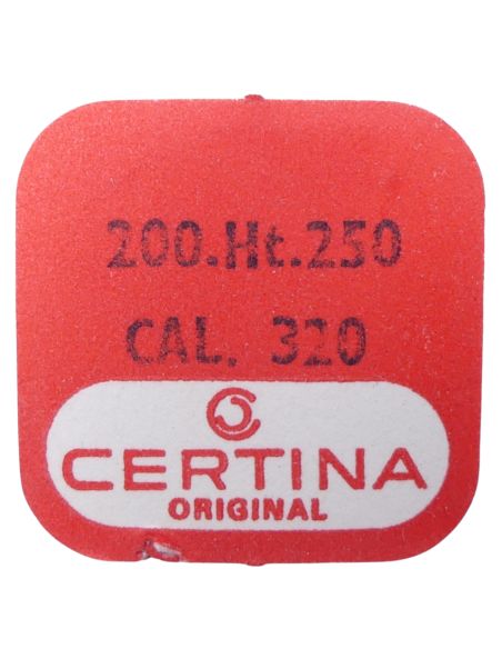 Certina 320 - 200 Roue de centre avec chaussée (roue de minute) (à l'unité) - Center wheel and pinion with cannon pinion (per un