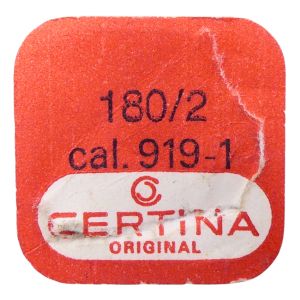 Certina 919-1 - 180/2 Barillet avec arbre et ressort de freinage (à l'unité) - Barrel with arbor and brake spring (per unit)
