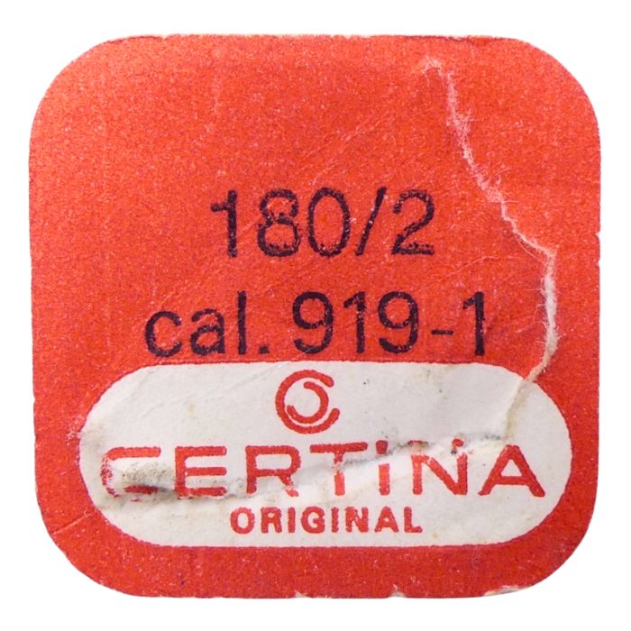 Certina 919-1 - 180/2 Barillet avec arbre et ressort de freinage (à l'unité) - Barrel with arbor and brake spring (per unit)