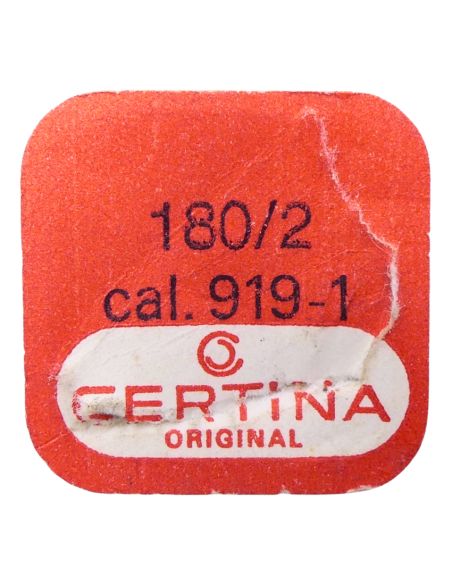 Certina 919-1 - 180/2 Barillet avec arbre et ressort de freinage (à l'unité) - Barrel with arbor and brake spring (per unit)