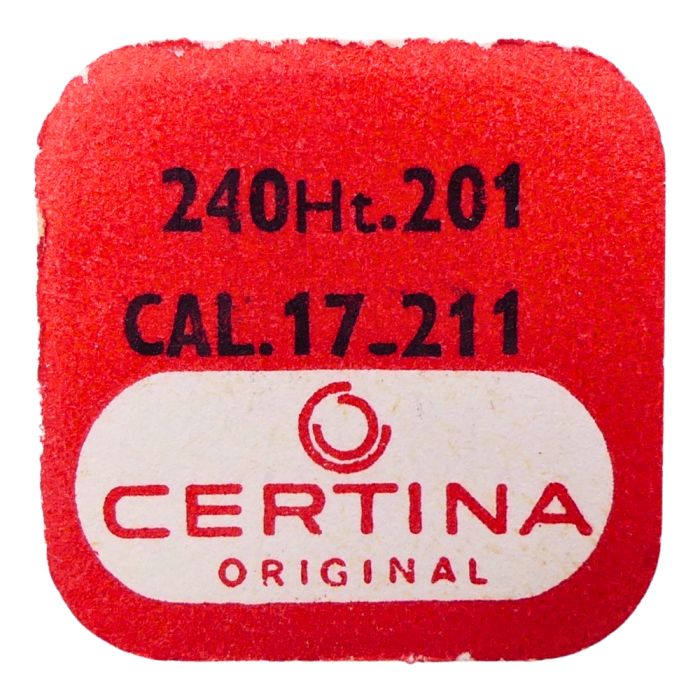 Certina 17-211 - 240 Chaussée lanternée (à l'unité) - Cannon pinon with clam notch (per unit)