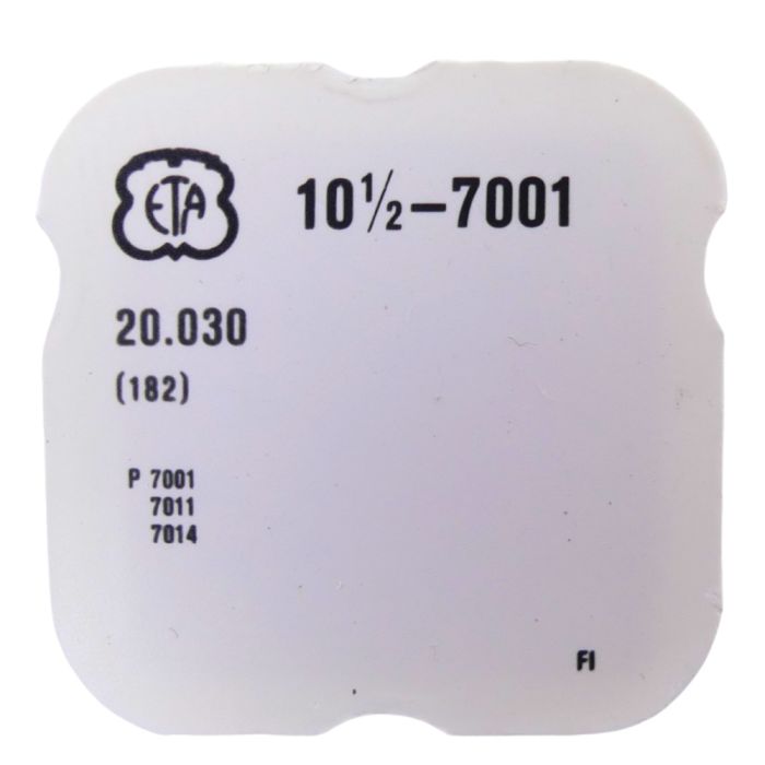 ETA 7001 - 182 barillet avec couvercle (sans arbre) (à l'unité) - Barrel and cover (without arbor) (per unit)