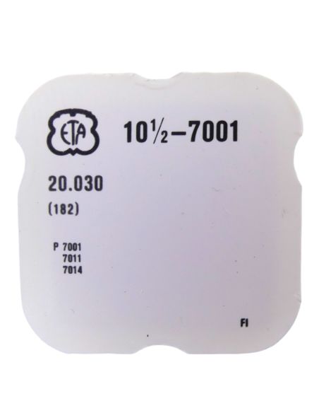 ETA 7001 - 182 barillet avec couvercle (sans arbre) (à l'unité) - Barrel and cover (without arbor) (per unit)