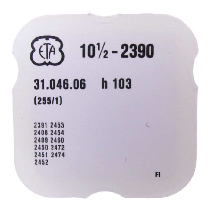 ETA 2390 - 255 Roue des heures pour seconde au centre - Hour wheel for sweep second