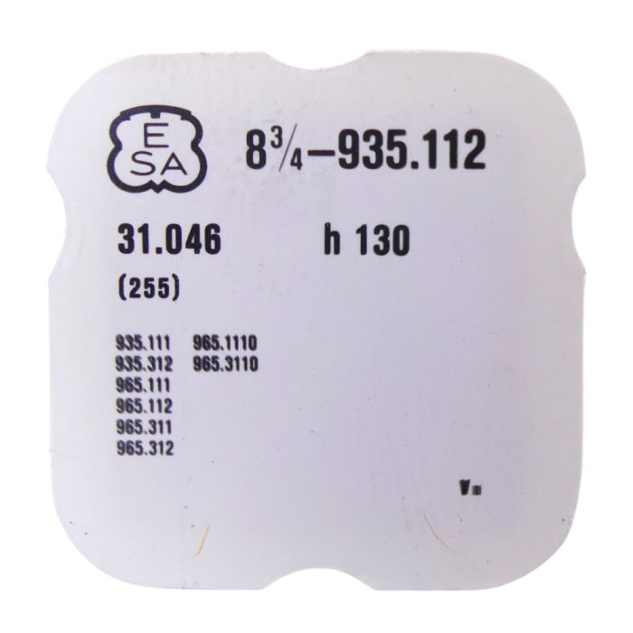 ESA 935.112 - 255 Roue des heures pour seconde au centre - Hour wheel for sweep second