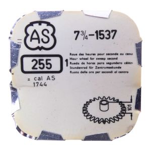 AS 1537 - 255 Roue des heures pour seconde au centre - Hour wheel for sweep second
