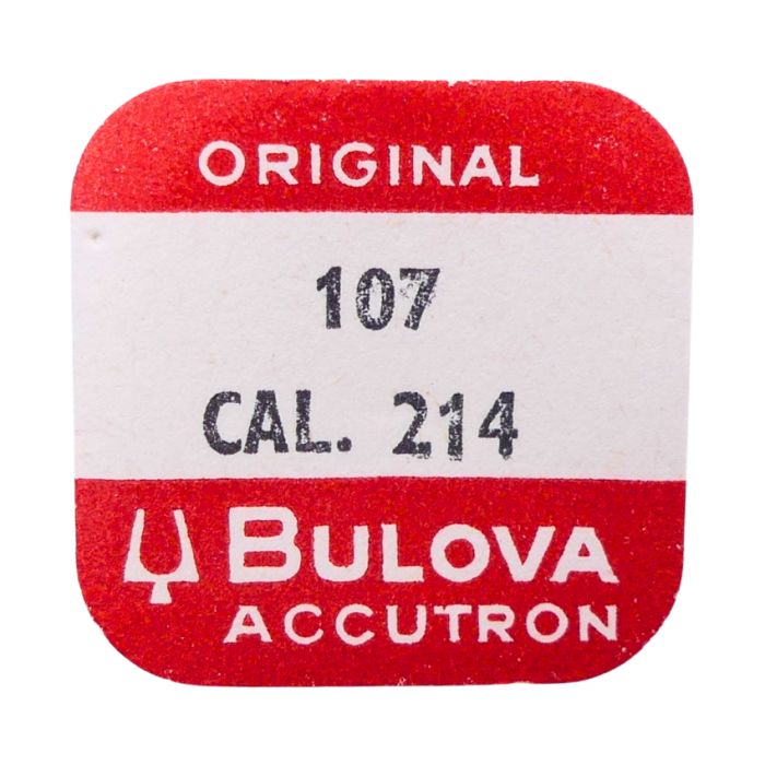 Bulova 214 - 107 QuatriÃ¨me roue et pignon (Ã  l'unitÃ©) - Fourth wheel and pinion (per unit)