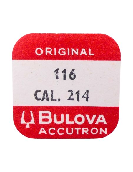 Bulova 214 - 116 Plaque de contre-pivot dessous (Ã  l'unitÃ©) - Lower jewel plate (per unit)