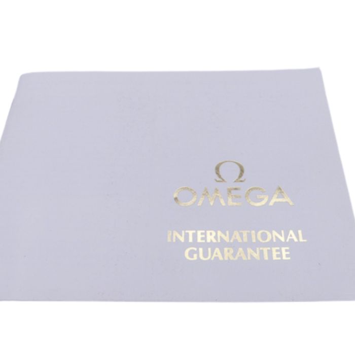 Omega1031 booklet de Garantie- International Warranty