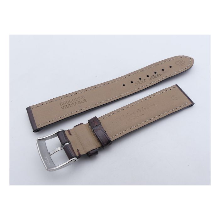 Gérard Bouveret bracelet croco 17mm - Genuine croco strap