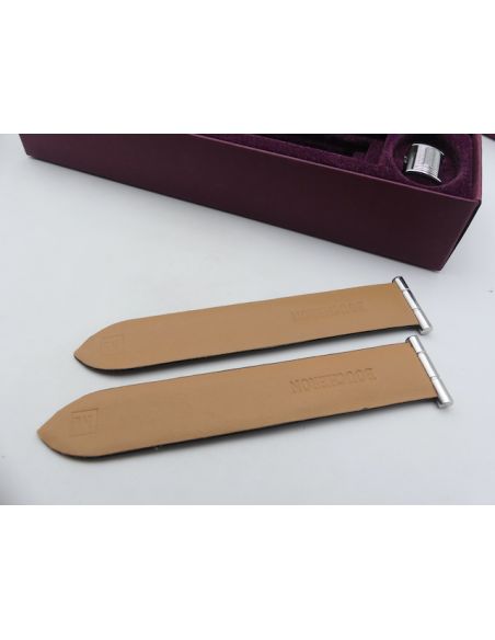 Boucheron bracelet lézard M - Lizard strap with buckle
