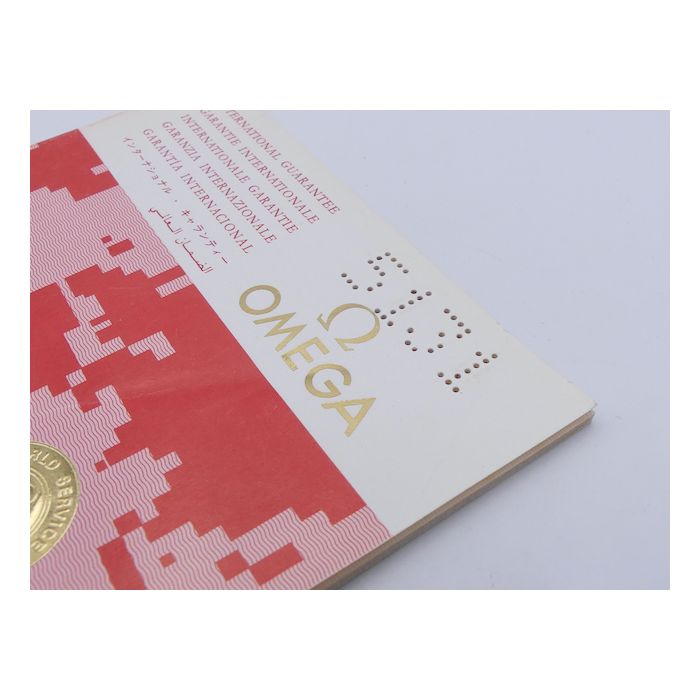 Omega vintage 1031 Garantie vierge - International Guarantee