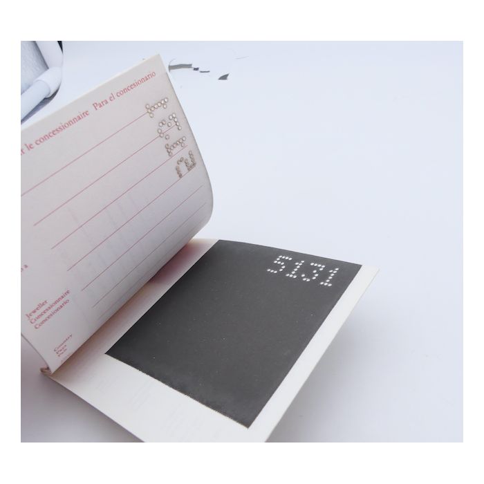 Omega vintage 1031 Garantie vierge - International Guarantee