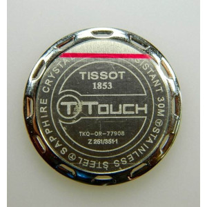 Tissot T Touch fond de boîte
